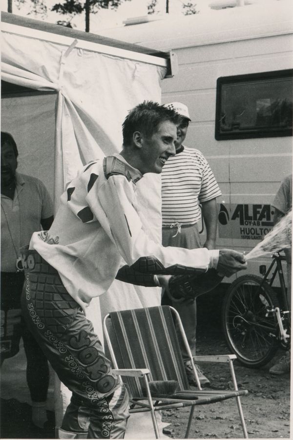 Kouvola SM 125cc 1989 tuore Suomen mestari Ari Nevala